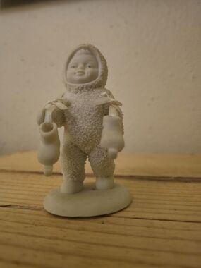 Snow Baby Figurine in Cream Ice Skates